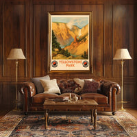 Yellowstone Park Scenic Poster PosterGoat