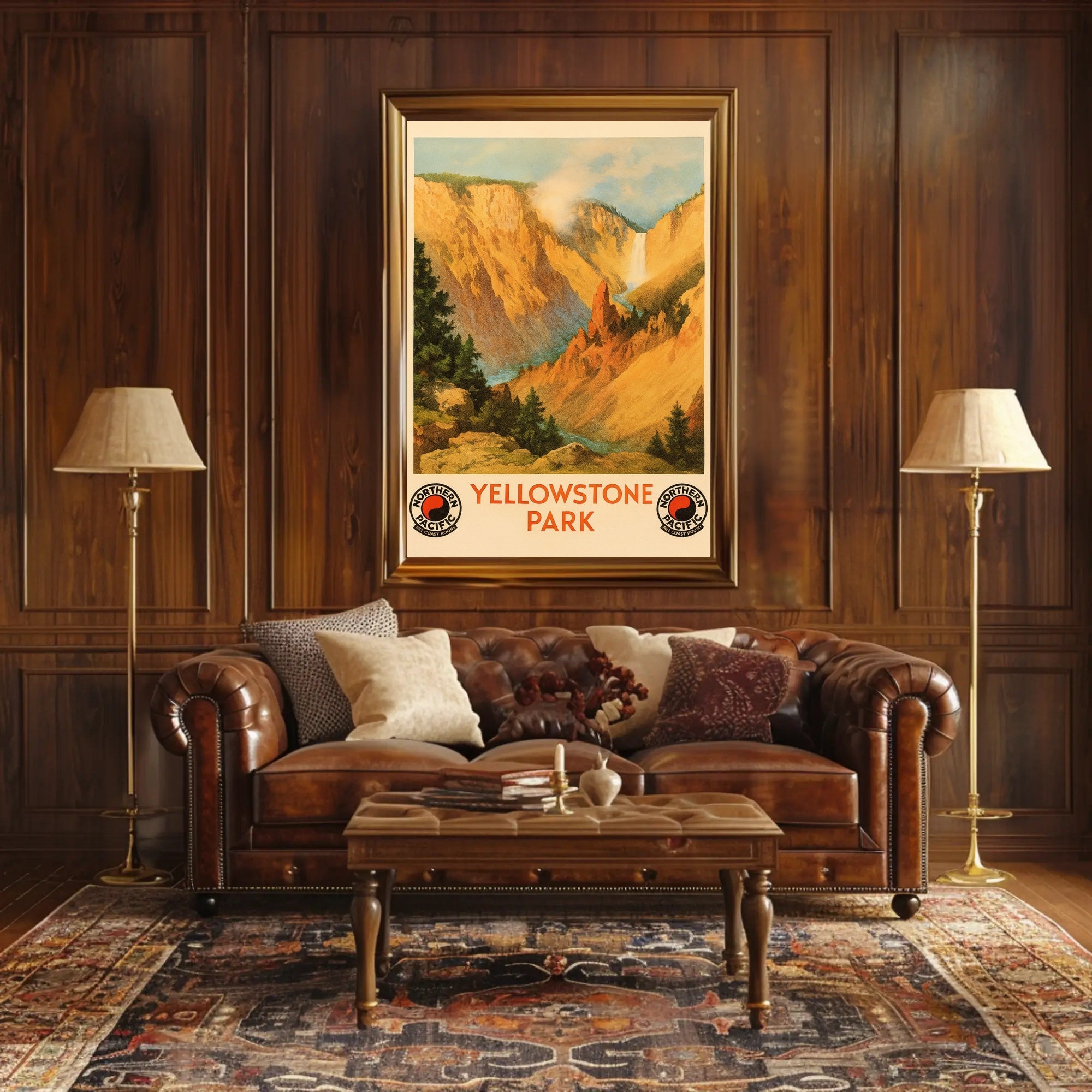 Yellowstone Park Scenic Poster PosterGoat
