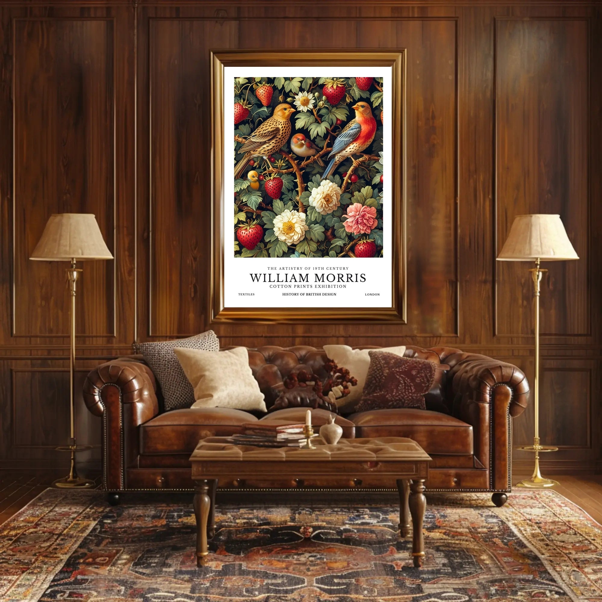 William Morris Arts and Crafts Heritage Poster