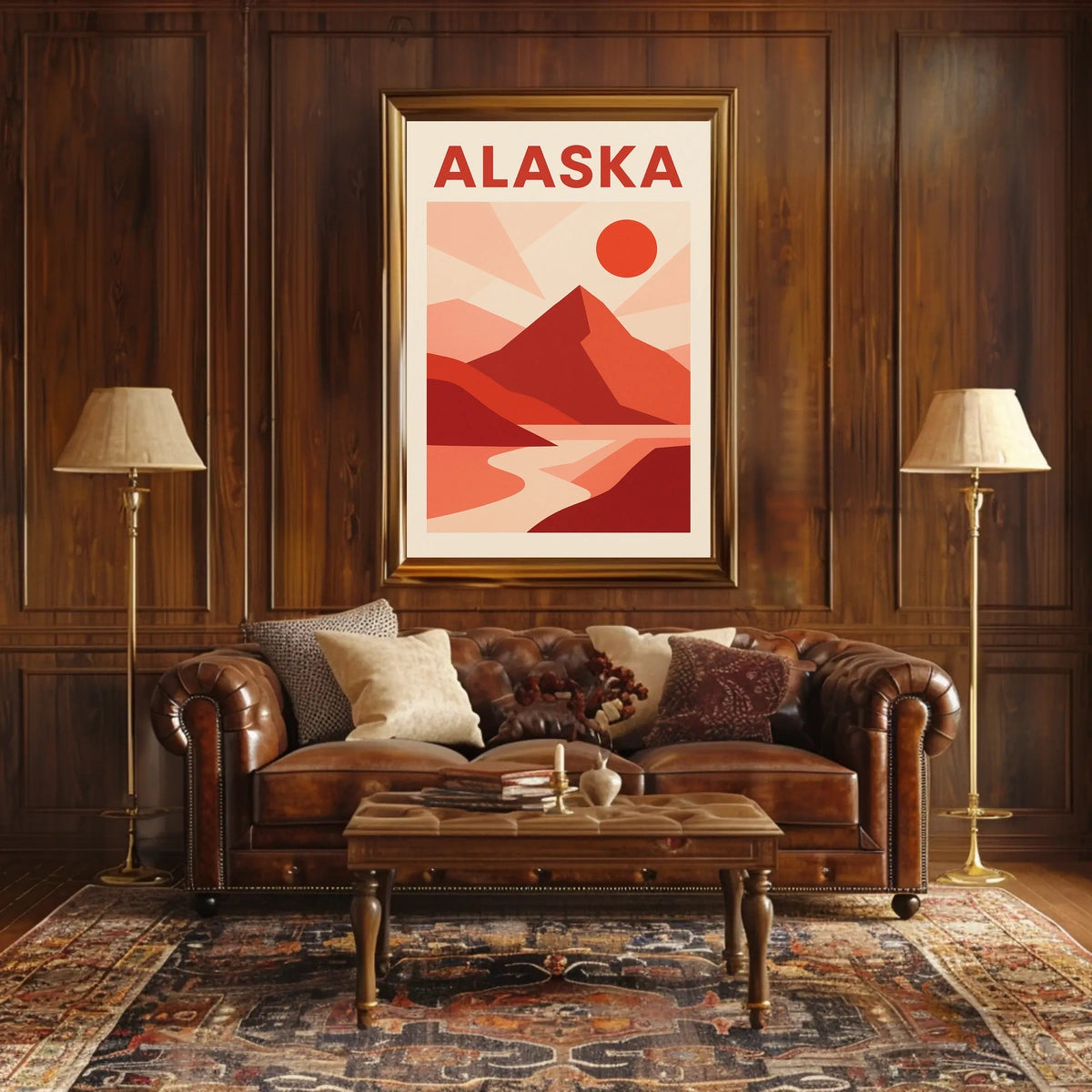 Alaska A Scenic Tribute Poster