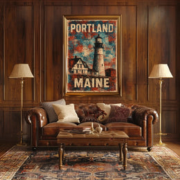 Portland, Maine Lighthouse Poster