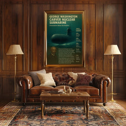 George Washington Carver Nuclear Submarine Poster PosterGoat