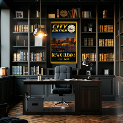 New Orleans City Edition Travel Poster