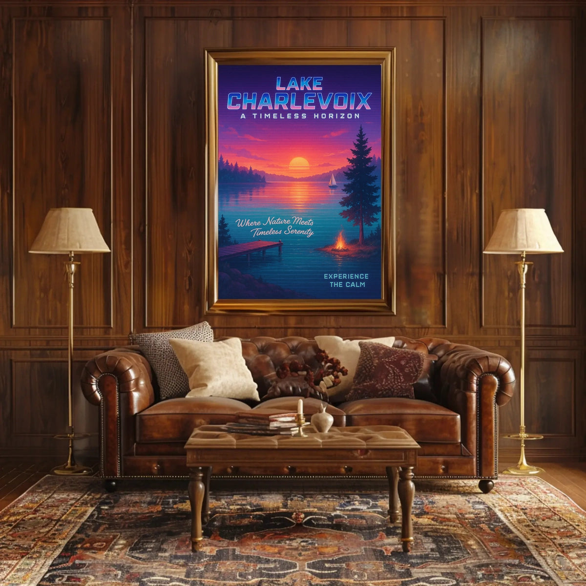 Lake Charlevoix A Timeless Horizon Poster