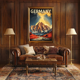 Majestic Mountains of Germany Poster