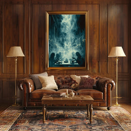 Mysterious Dining Scene: Historical or Presidential Poster PosterGoat