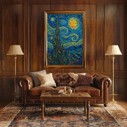 Starry Night Reimagined Poster