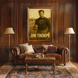 Jim Thorpe Legendary Athlete Poster