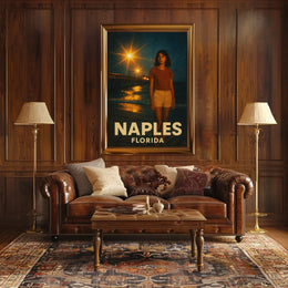 Naples, Florida Nighttime Serenity Poster