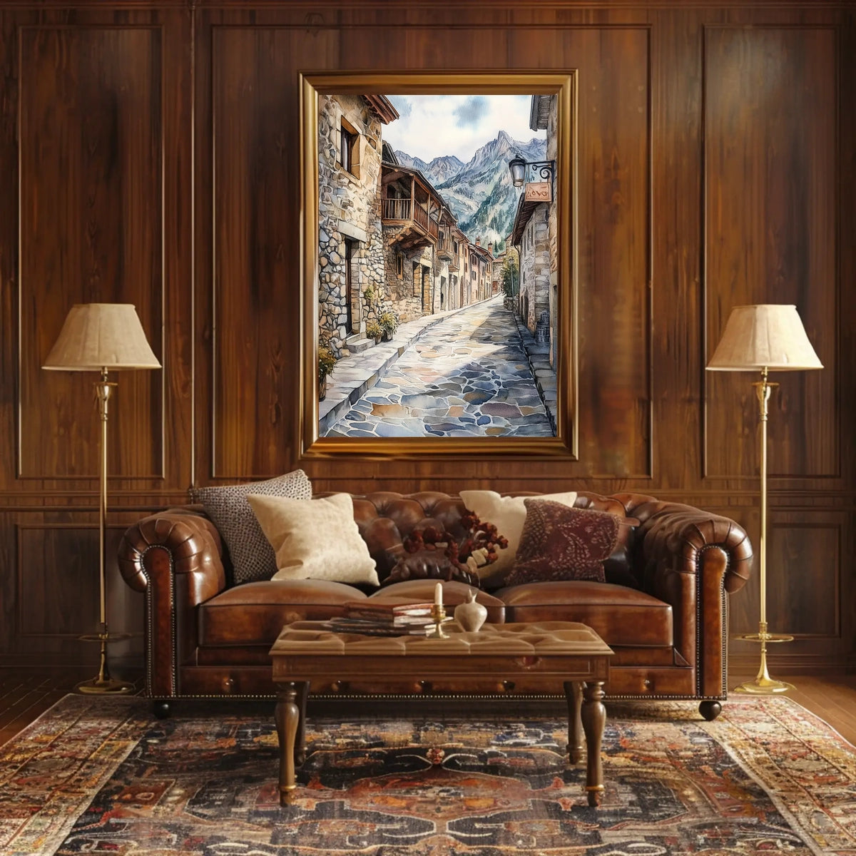 Andorra Andorra la Vella Old Town View Poster