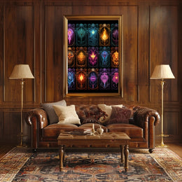 Elemental Symbols Poster
