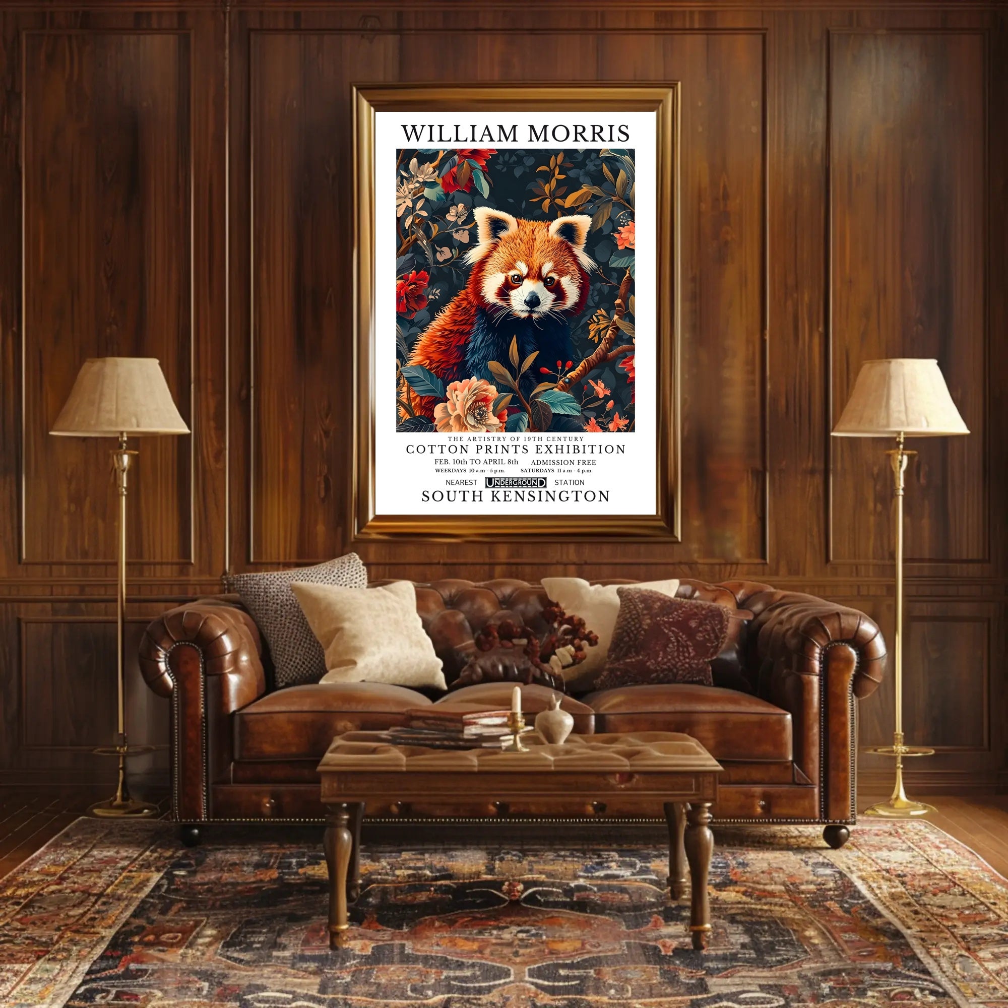 William Morris Vintage Art Exhibition Cultural or Heritage Poster