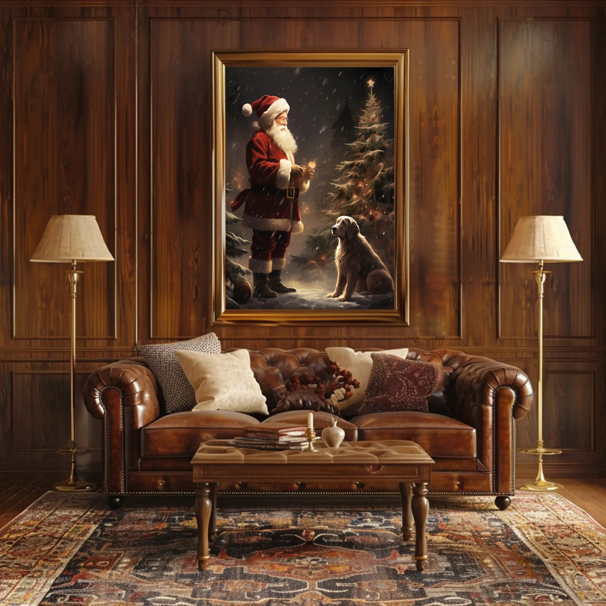 SantaS Winter Wonderland Poster
