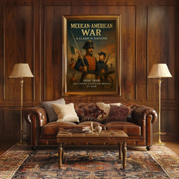 Mexican-American War A Clash Of Poster