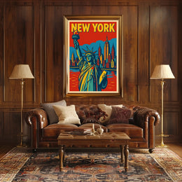 New York City Skyline Poster