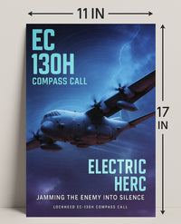Lockheed EC-130H Compass Call Poster PosterGoat
