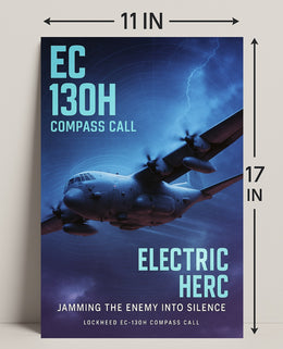 Lockheed EC-130H Compass Call Poster PosterGoat