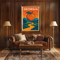 Georgia Peach Poster
