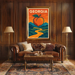 Georgia Peach Poster