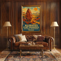 Alibates Flint Quarries National Poster