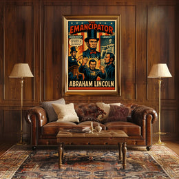 Abraham Lincoln The Emancipator Poster PosterGoat