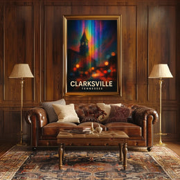 Clarksville Tennessee Travel Photography Realism Poster