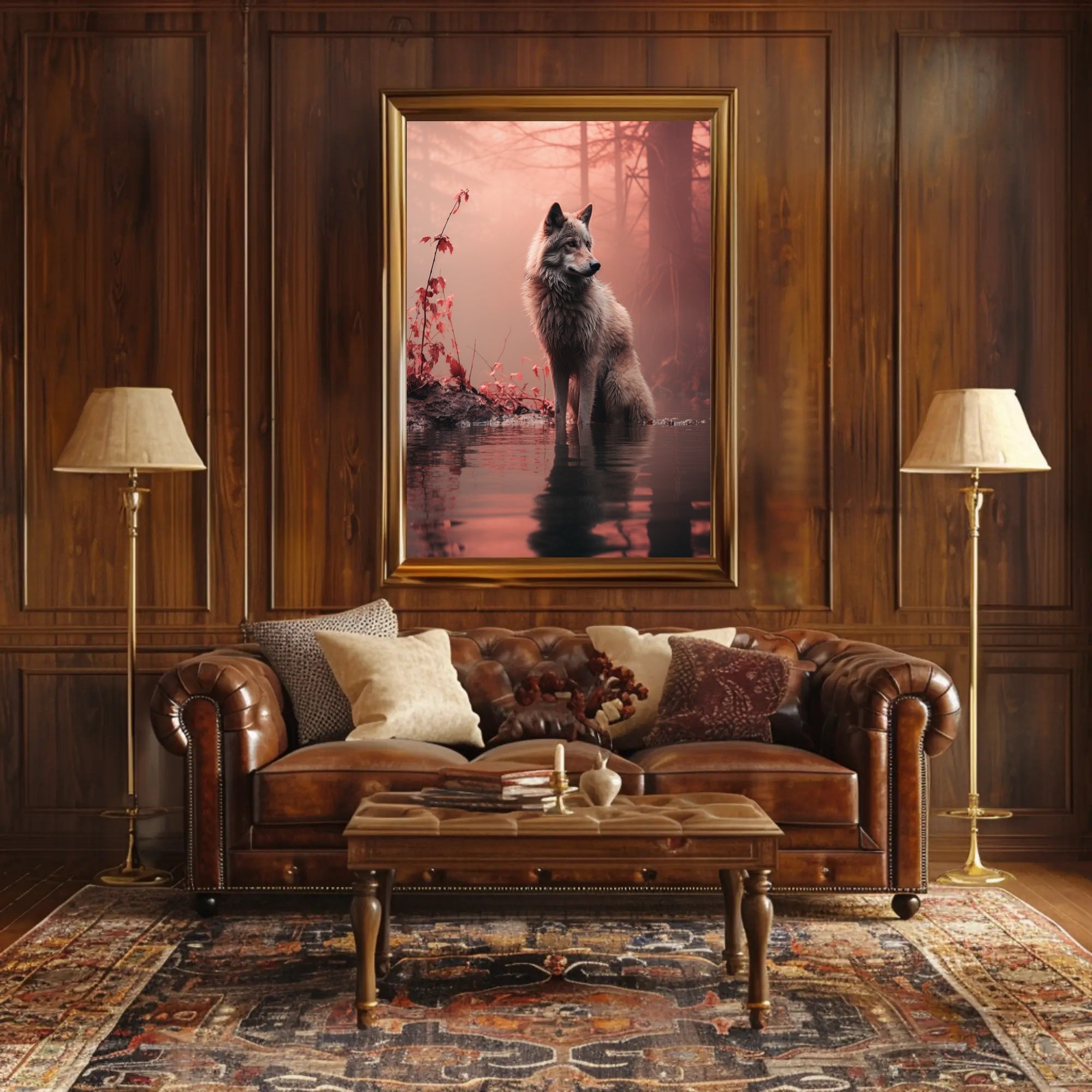 Serenity In The Mist Poster PosterGoat