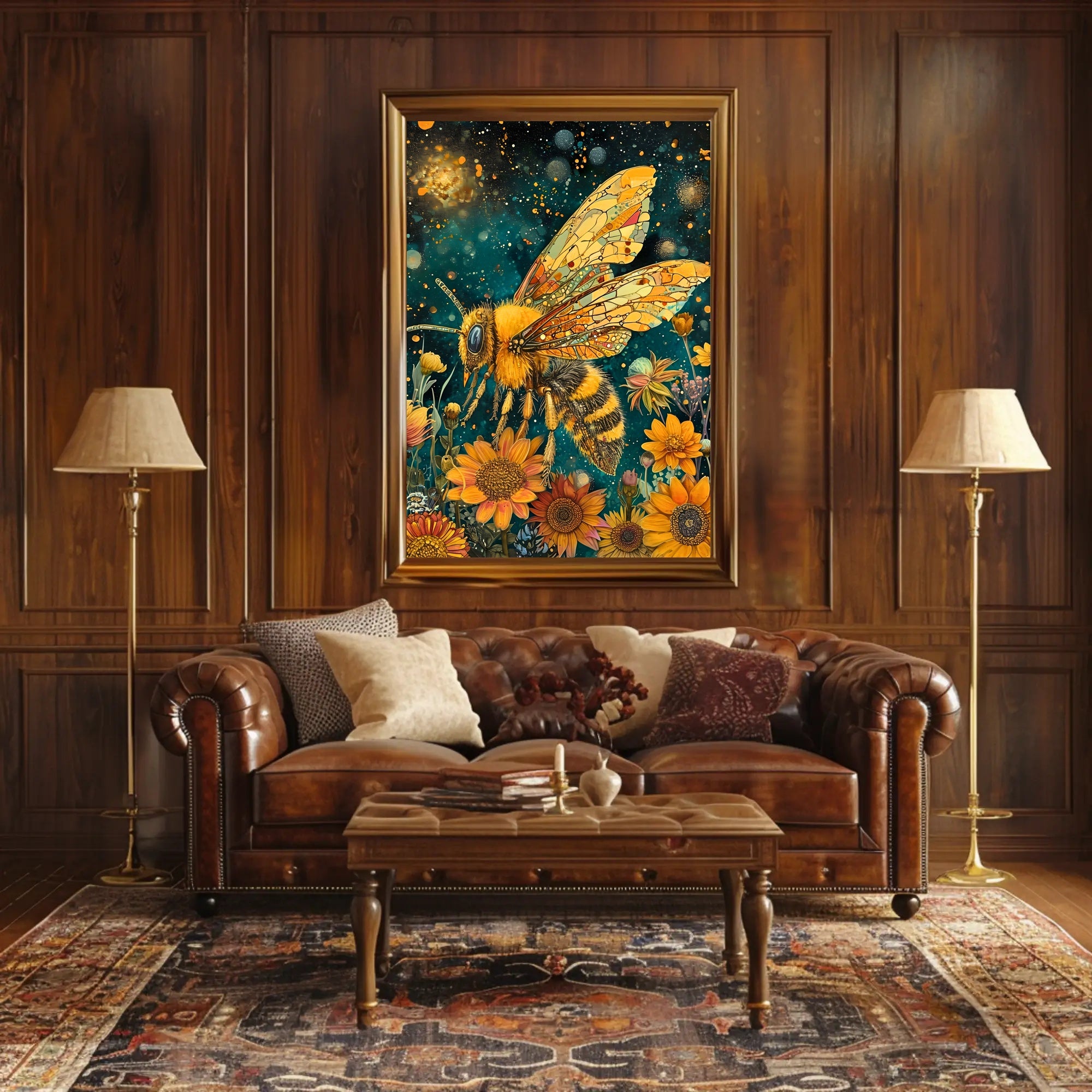 The Enchanted Bee William Morris Art Poster