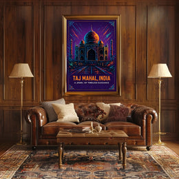 Taj Mahal, India A Jewel of Timeless Elegance Poster