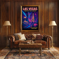 Las Vegas The City of Lights Poster