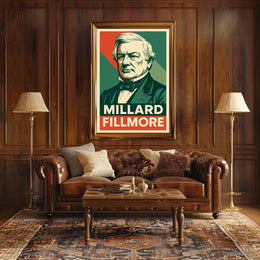 Millard Fillmore Vintage History Buff Poster