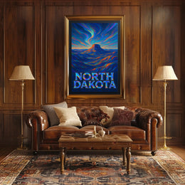 North Dakota Vibrant Landscapes Poster