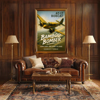 Cessna AT-17 Bobcat Bamboo Bomber Poster