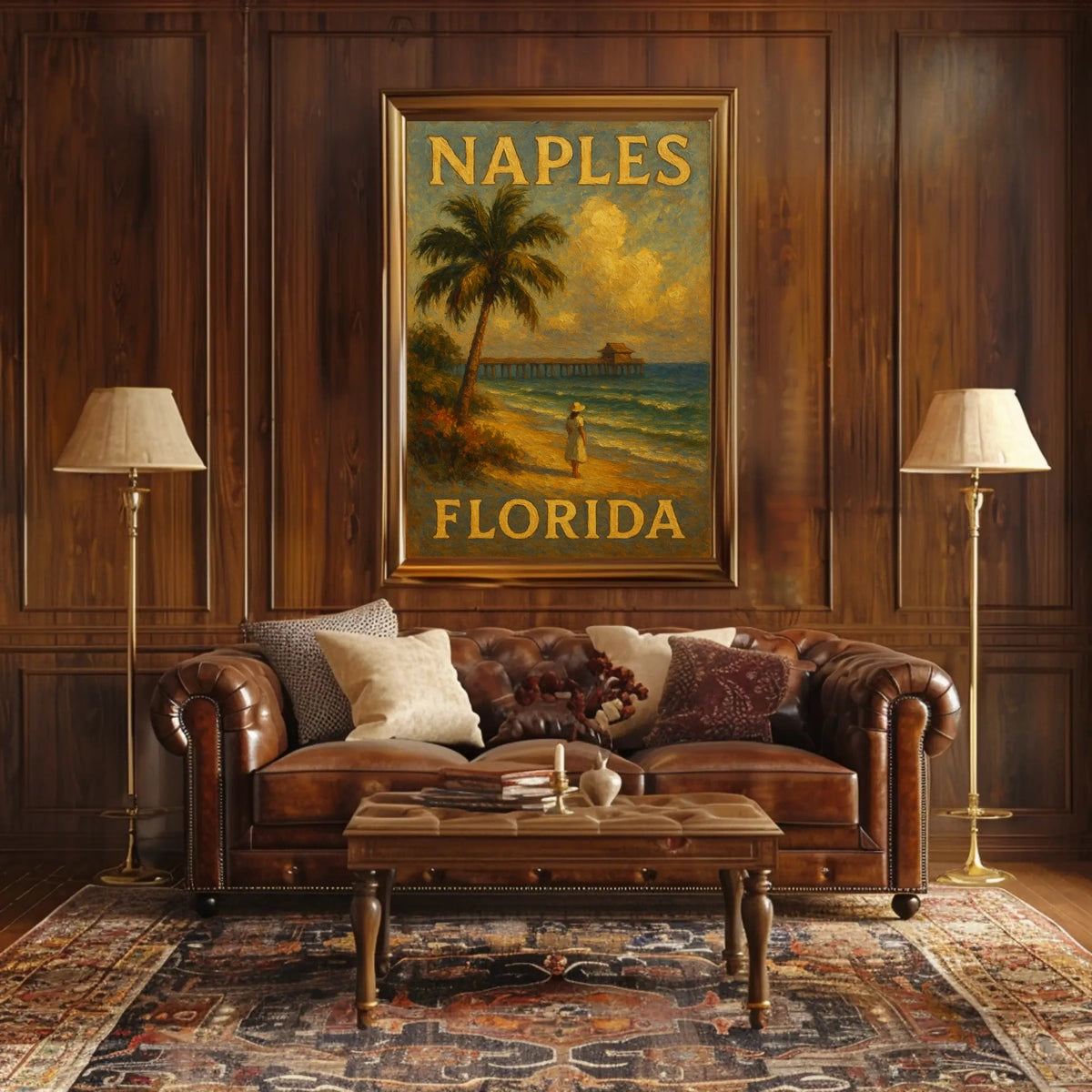 Naples, Florida A Coastal Retreat Poster