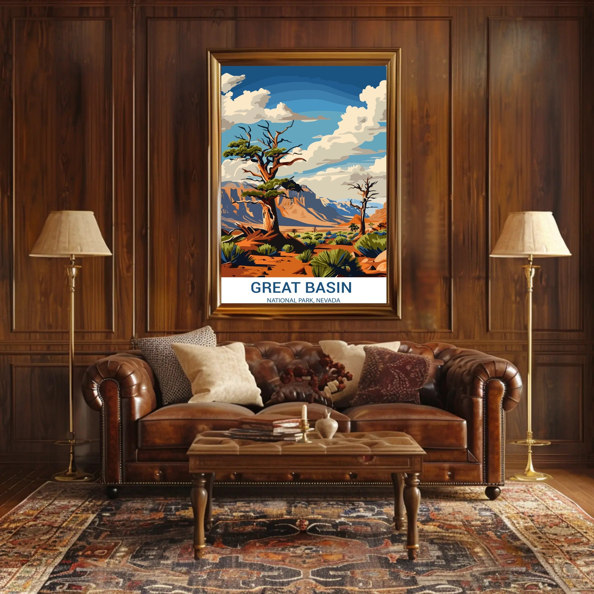 Great Basin Nevada National Park Adventure Travel Poster