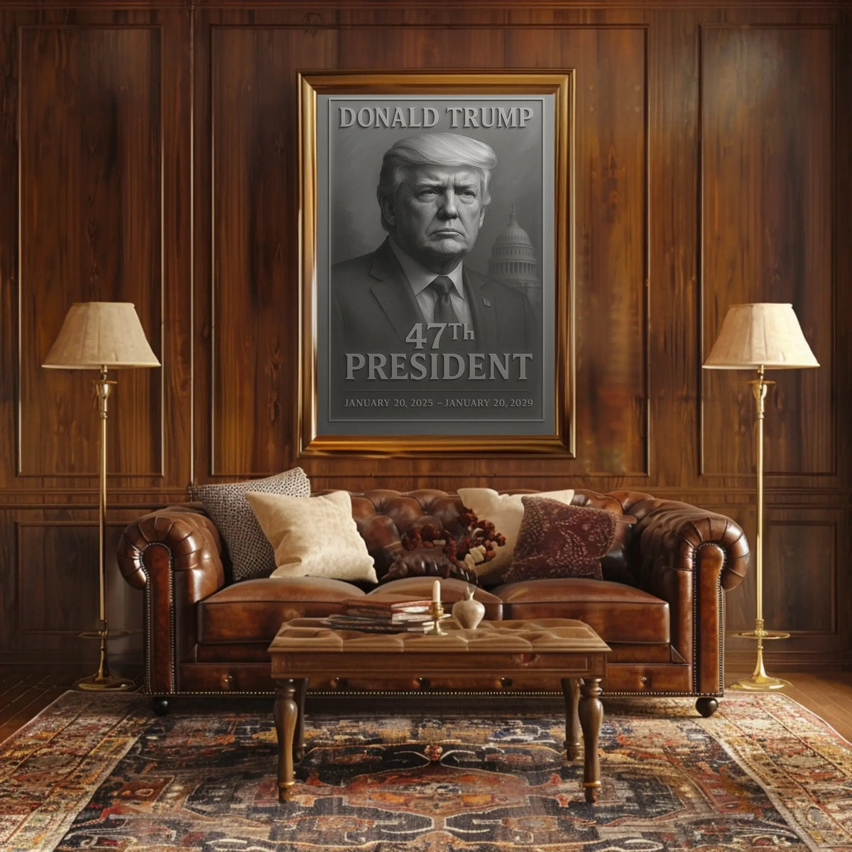 Donald Trump 47th President Poster