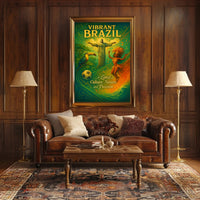 Vibrant Brazil A Land of Culture, Nature, and Passion Poster