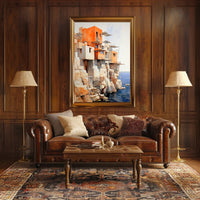 Cliffside Architecture Poster