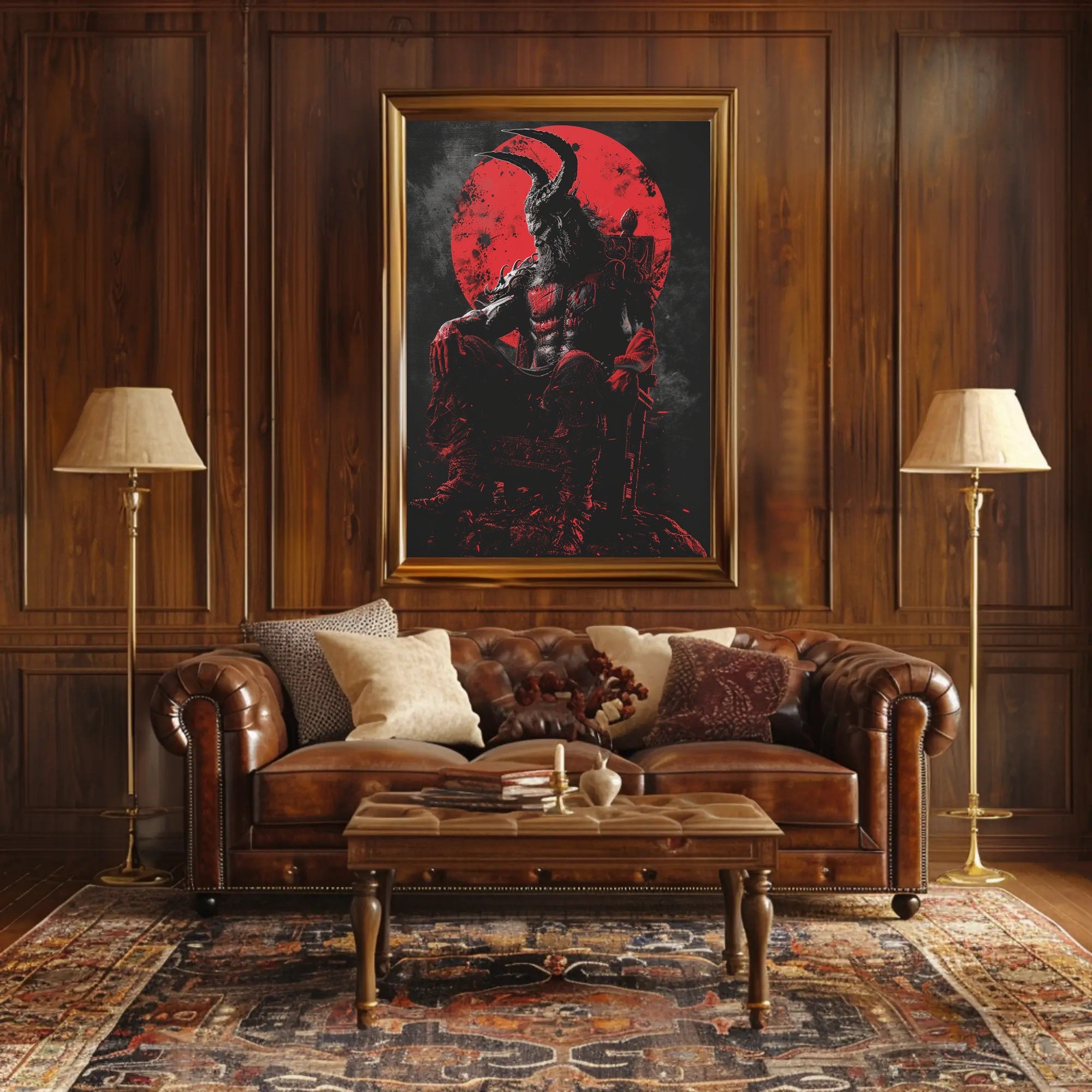 The Dark Monarch Art Print Poster for Home Decor and Wall Art PosterGoat