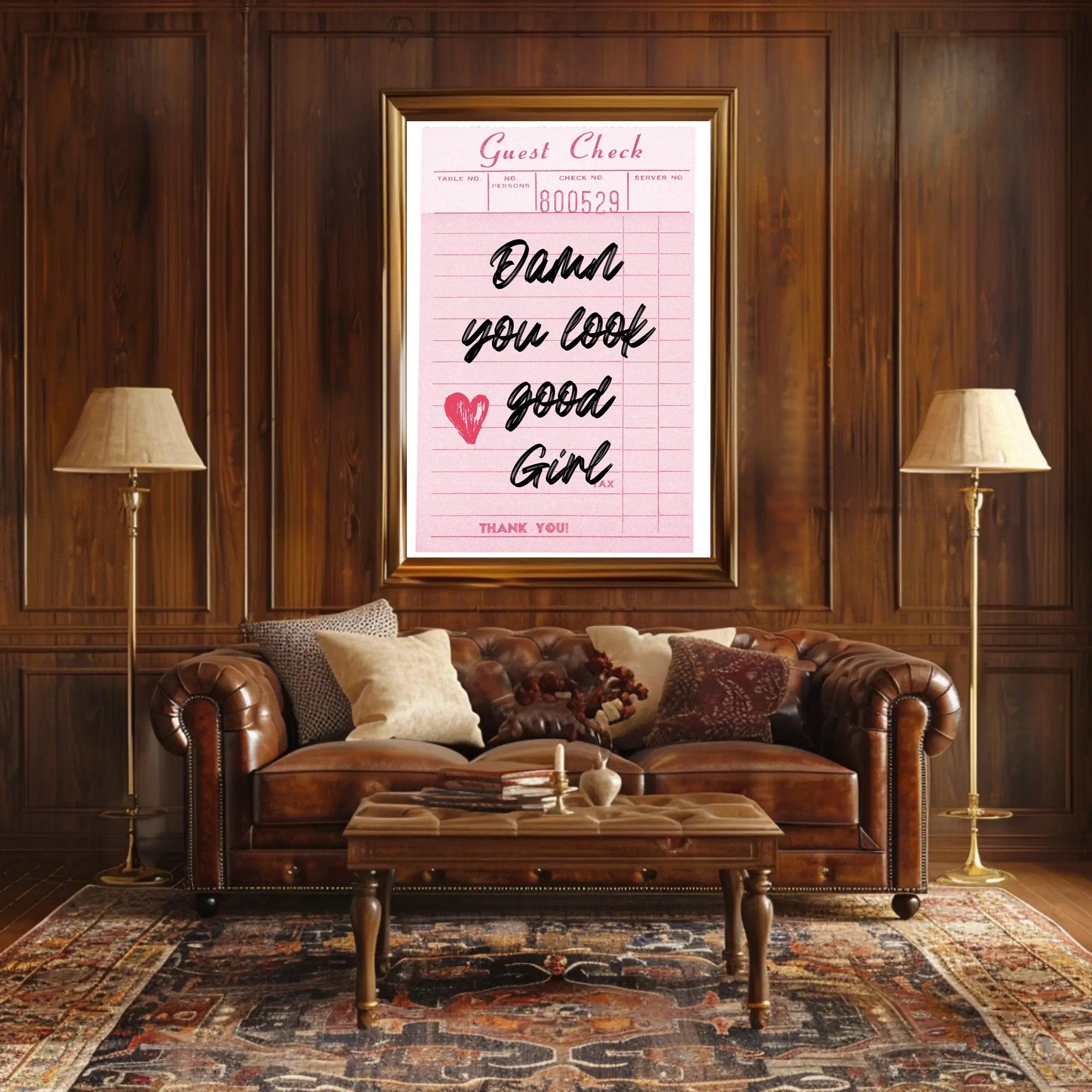 Damn You Look Good Girl Inspirational Quote Poster PosterGoat