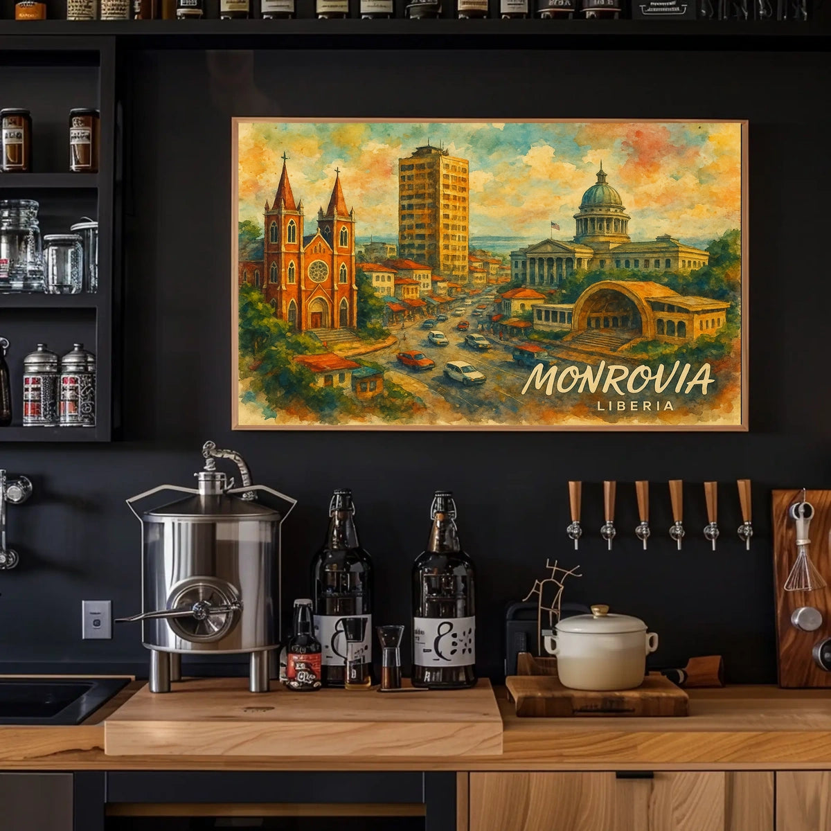 Monrovia, Liberia Poster