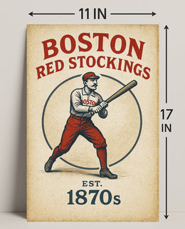 Boston Red Stockings  Est. 1870s Poster PosterGoat
