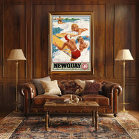 Newquay On The Cornish Coast Poster
