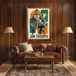 Jim Thorpe Athletic Legend Poster
