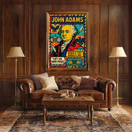 John Adams 2nd President Poster PosterGoat