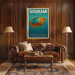 Gourami A Photorealistic Exploration Poster