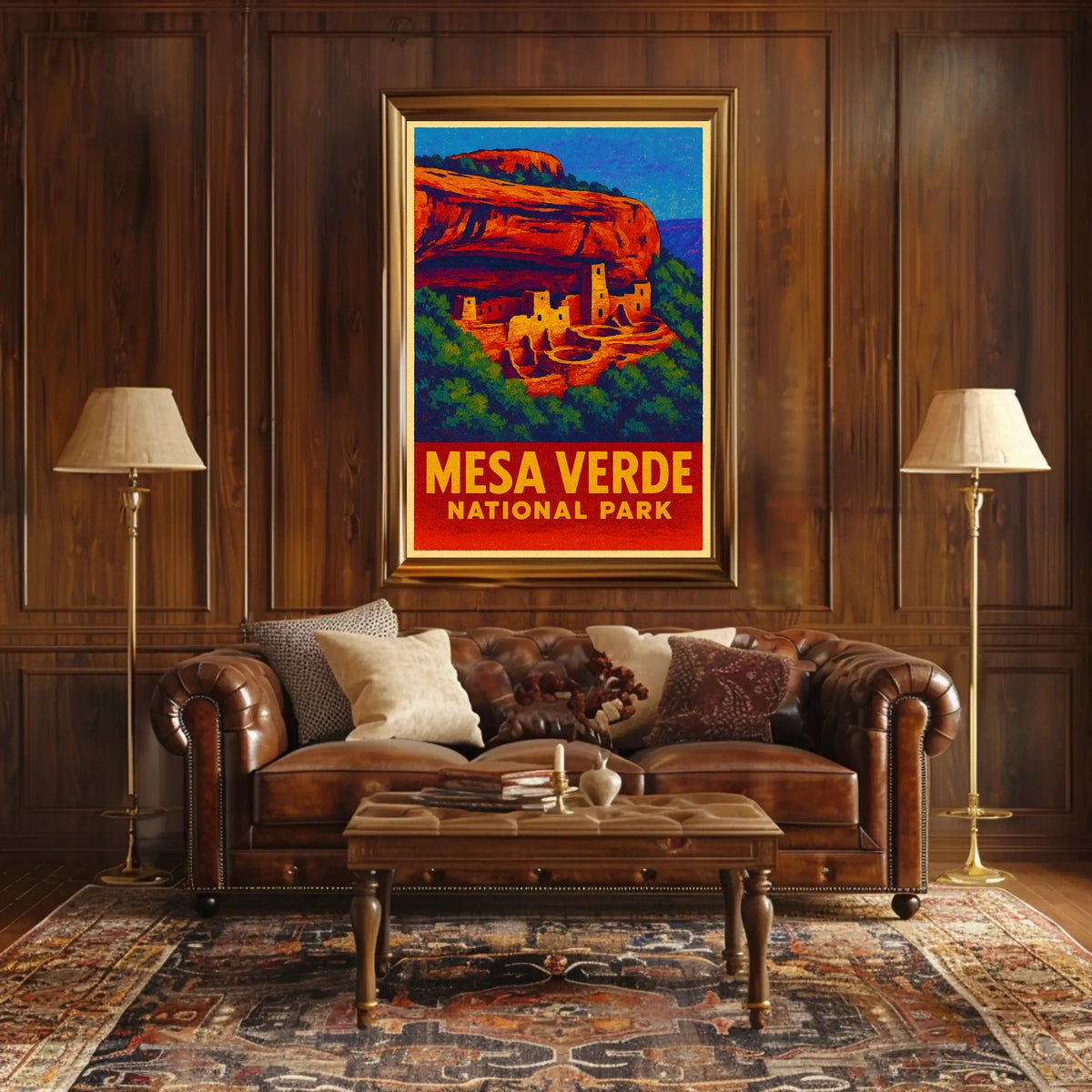 Mesa Verde Vintage Travel Collectors Poster