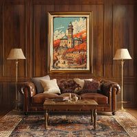 Enchanted Castle in the Hills Poster