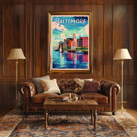 Baltimore Travel Poster
