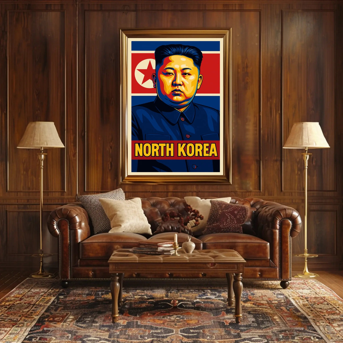 North Korea Leader Poster